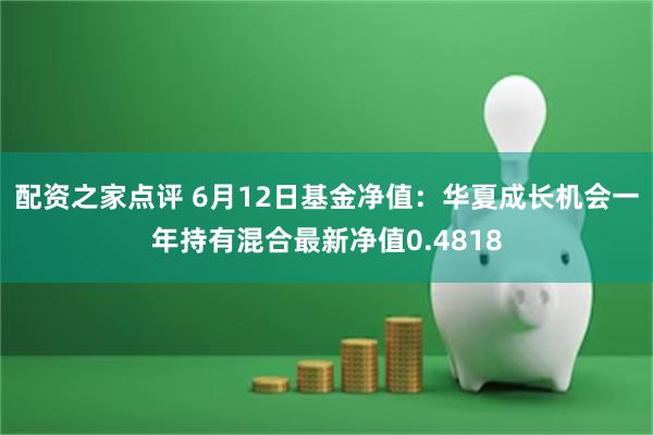 配资之家点评 6月12日基金净值：华夏成长机会一年持有混合最新净值0.4818