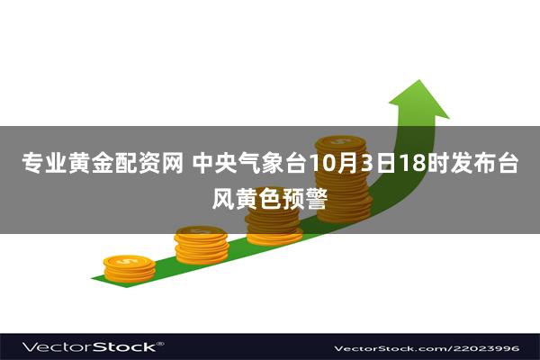 专业黄金配资网 中央气象台10月3日18时发布台风黄色预警