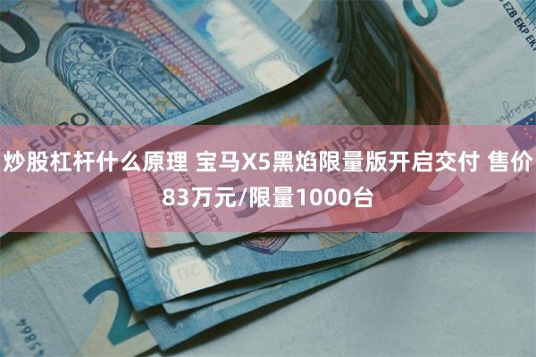 炒股杠杆什么原理 宝马X5黑焰限量版开启交付 售价83万元/限量1000台