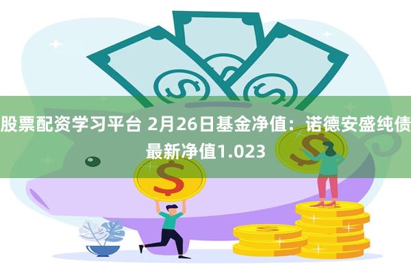 股票配资学习平台 2月26日基金净值：诺德安盛纯债最新净值1.023